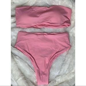 High waist Tube Bikini